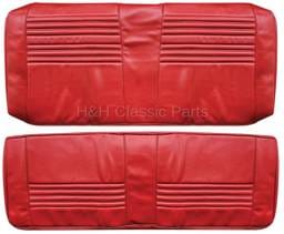 Rear Seat Covers Red