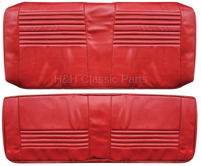 Rear Seat Covers Red