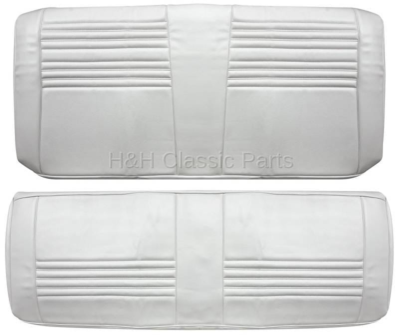 Rear Seat Covers White