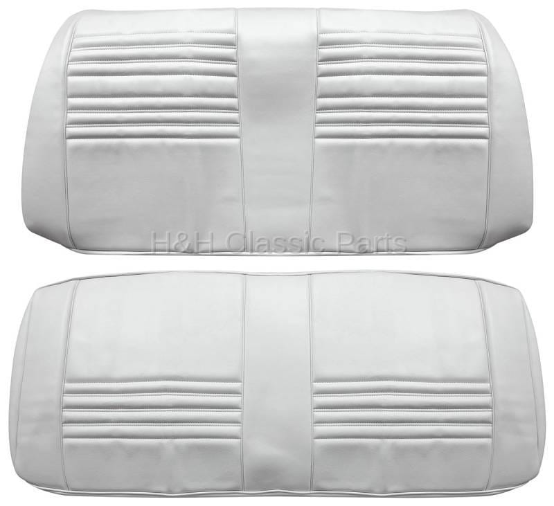 Rear Seat Covers White