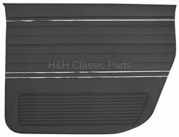 Rear Door Panels Black