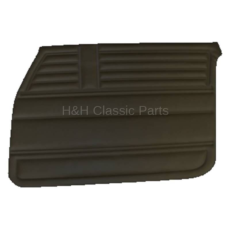 Front Door Panels Black