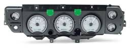 Dakota Digital VHX Gauge System Silver Alloy White
