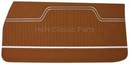 Front Door Panels Dark Saddle