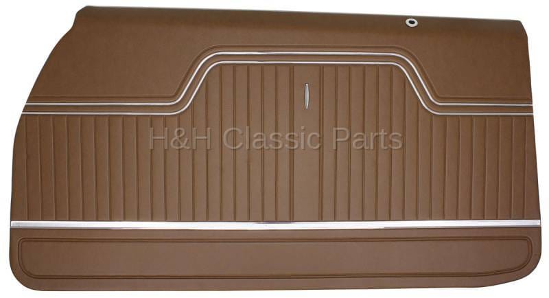 Front Door Panels Dark Saddle