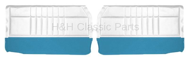 Turquoise/White Side Panel