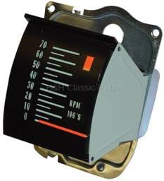 Tachometer 6000 RPM Redline