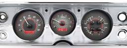 Dakota Digital VHX Gauge System Carbon Fiber with Red Back Light