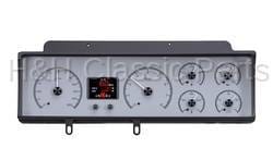 Dakota Digital HDX Gauge Series Silver Alloy