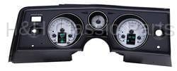 Dakota Digital HDX Gauge Series Silver Alloy