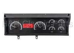 Dakota Digital VHX Gauge System Black Alloy Red