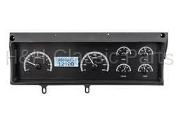 Dakota Digital VHX Gauge System Black Alloy White