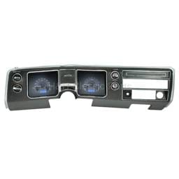 Dakota Digital VHX Gauge System Carbon Fiber Blue