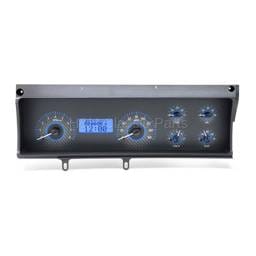 Dakota Digital VHX Gauge System Carbon Fiber Blue
