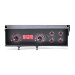 Dakota Digital VHX Gauge System Carbon Fiber Red