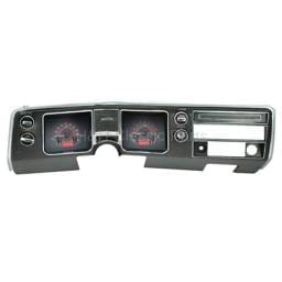 Dakota Digital VHX Gauge System Carbon Fiber Red
