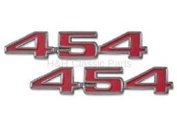 454 Fender Emblems