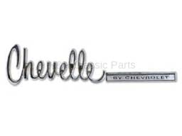 Trunk Emblem (Chevelle By Chevrolet)