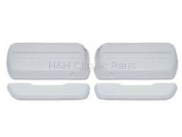 Front  Armrests White