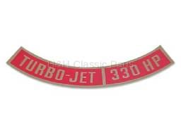 Turbo-Jet 330HP Air Cleaner Decal