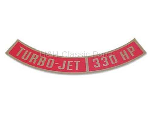 Turbo-Jet 330HP Air Cleaner Decal