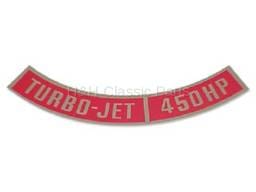 Turbo-Jet 450HP Air Cleaner Decal