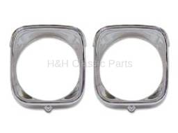 Inner & Outer Headlight Bezels LH