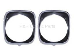 Inner & Outer Headlight Bezels LH
