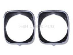Inner & Outer Headlight Bezels RH