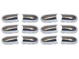 Bucket Seatback Chrome End Caps