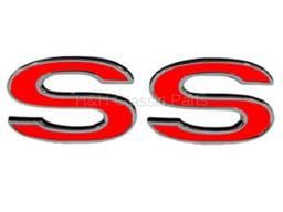 SS Fender Emblem Red (2 per Car Required)