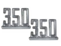 Front Fender 350 Emblem