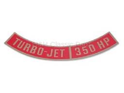 Turbo-Jet 350HP Air Cleaner Decal