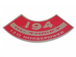 Air Cleaner Decal