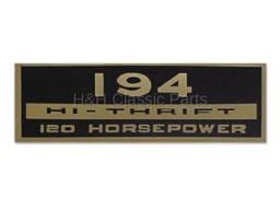 Valve Cover Decal