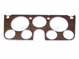 Woodgrain Dash Decal with Gauges