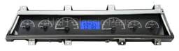 Dakota Digital VHX Gauge System Black Alloy Blue