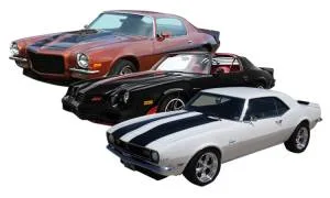 Camaro parts collage