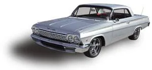 Impala, Belair, and Biscayne parts collage